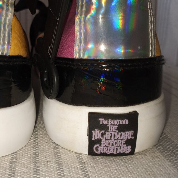 'Nightmare Before Christmas' Disney Canvas High Top Sneaker Size 8 New - Picture 13 of 15